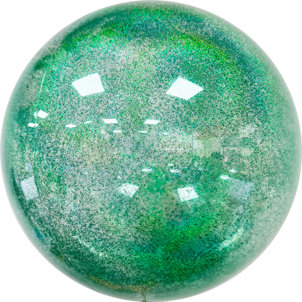 Glitter Bubble Balloon Green 99005