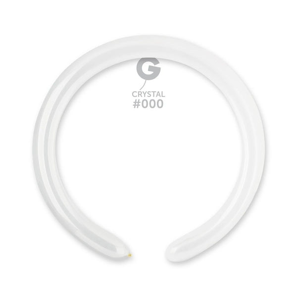 D4: #000 Clear 550009 Crystal Color 2/60 in