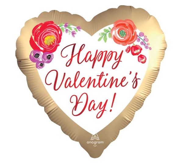 Happy Valentine's Watercolor Floral 4366201