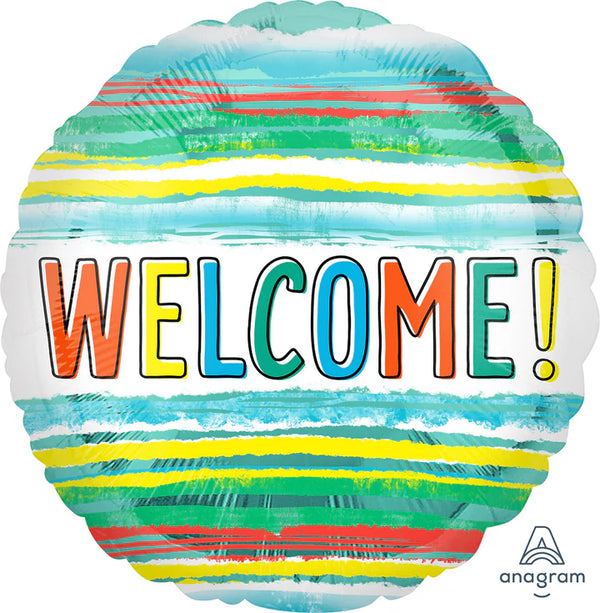 Welcome Watercolor Stripes 4117601