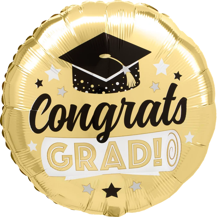 Congrats Grad Shiny Gold 4421001 - funnyballoonspr