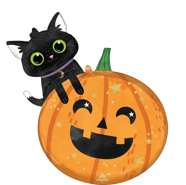 Halloween Cat and Pumpkin 4600901