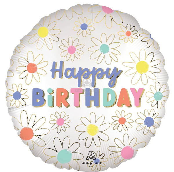 Satin Daisies Happy Birthday 4634901 - 17 in