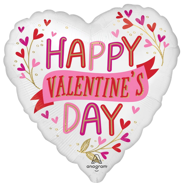 Happy Valentine's Satin Botanical Traces 4636401