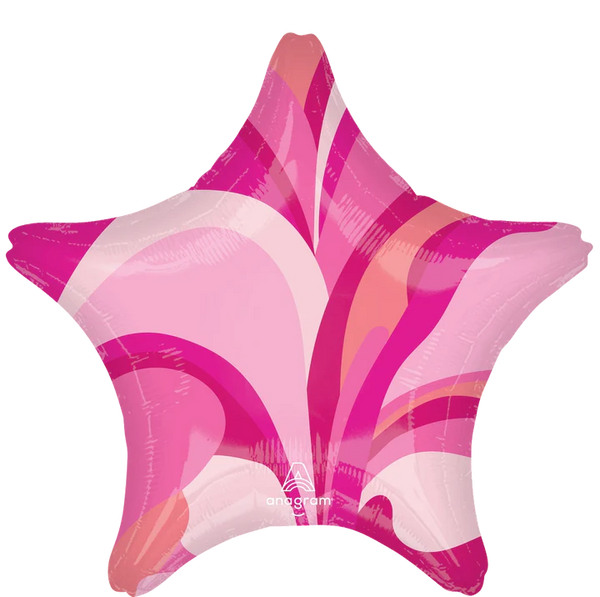 Pink Macro Marble Star 4712801