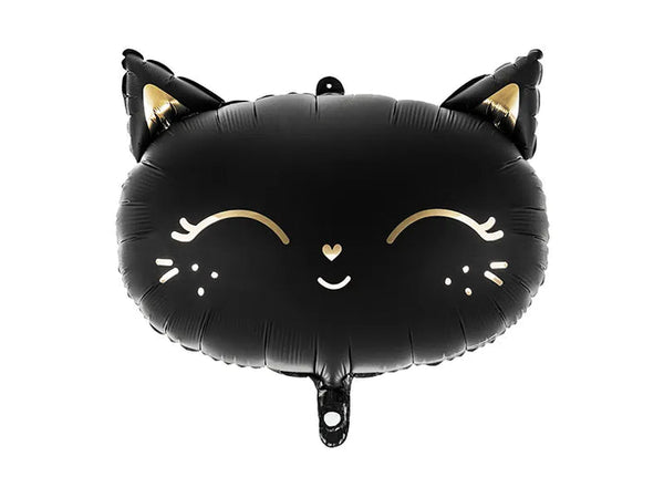 Foil Balloon Cat, 18.9x14.2in, black