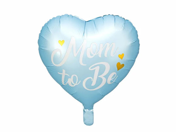 Foil balloon Mom to Be, 13.8in, blue