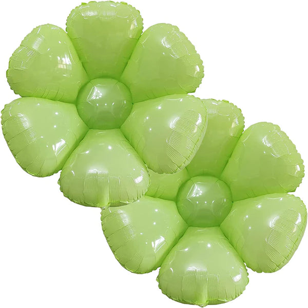 Pastel Lime Green Daisy 90125 - 30 in Can be inflated only with air  Self sealing