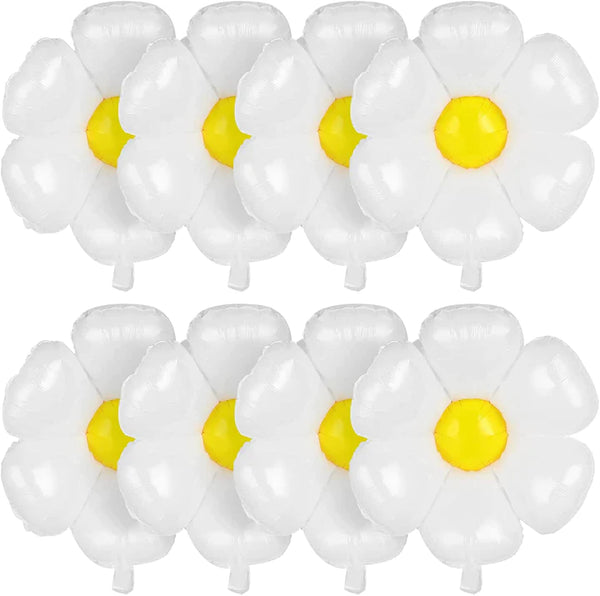 White Daisy Flower Balloon 67547 28 in x 28