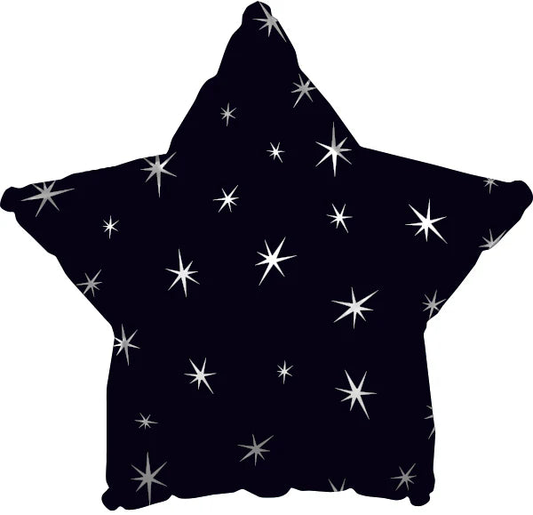 Black Sparkle Star 814880