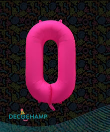 Deco Number 2 Neon Pink 34 in - 323558