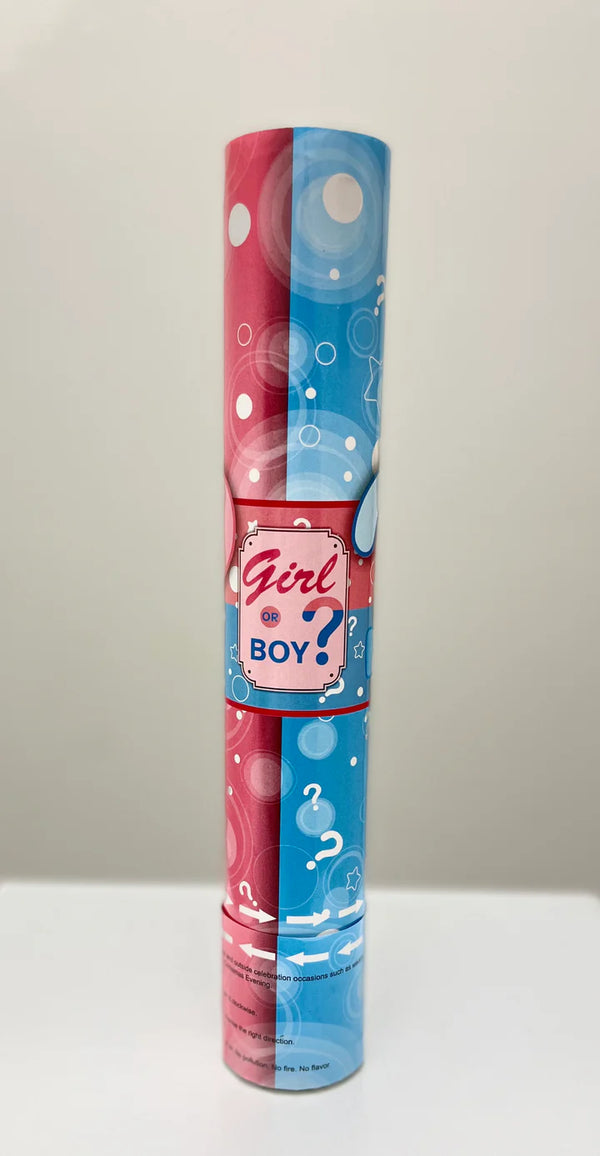 Confetti Popper Gender Reveal - Blue