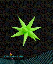 Deco Starburst Balloon Neon Green 26 in - 323916