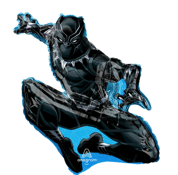 Black Panther 4474301 - 32 in x 32 in Anagram SuperShape Foil Balloon Marvel Character