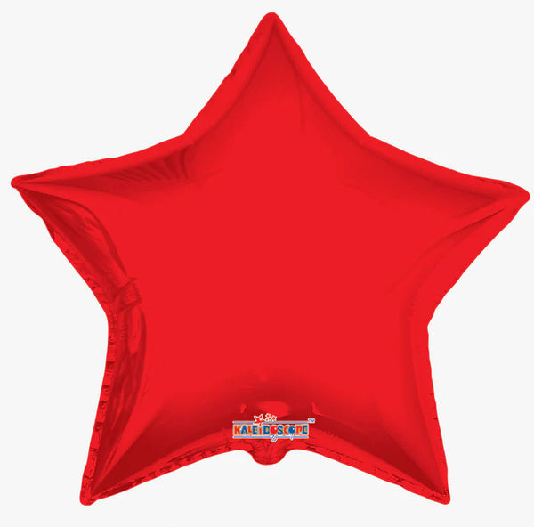 Red Star 933506 - 36 in Kaleidoscope Star Shape Foil Balloon