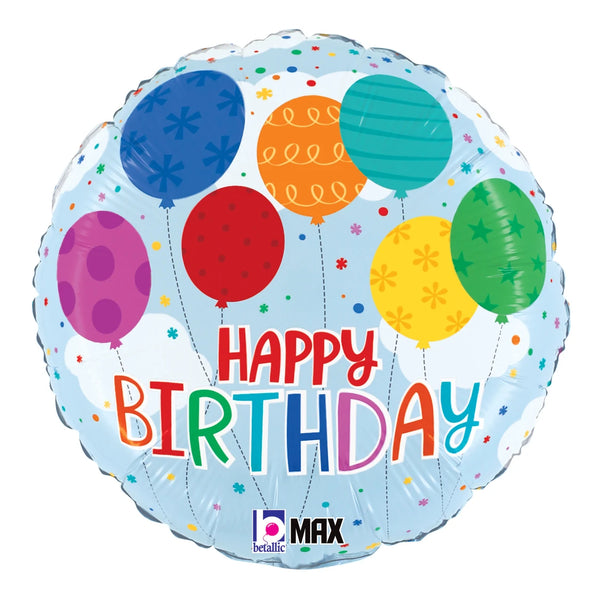 Happy Birthday Colorful Balloon 26197