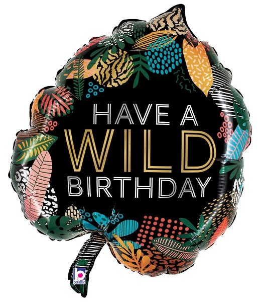 Wild Birthday Tropical Leaf 25201