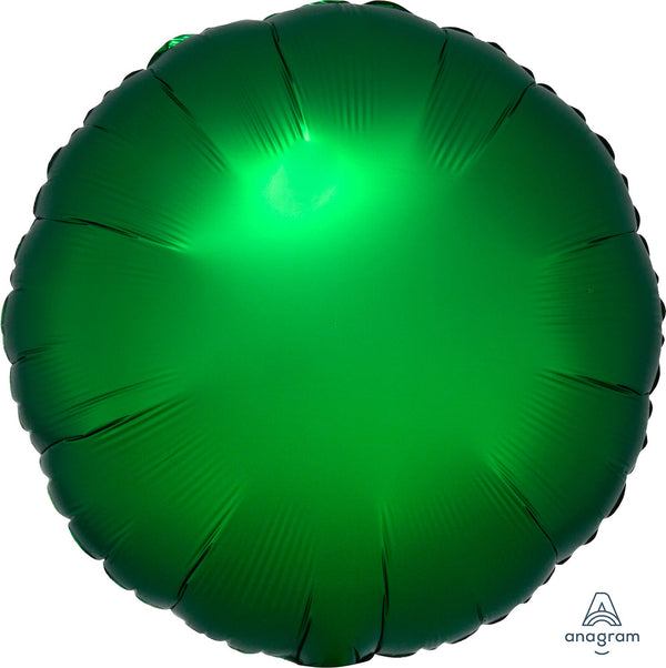 Satin Luxe Emerald Round 38586