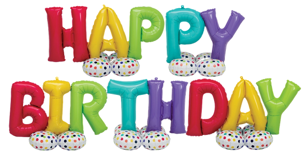 Airloonz Phrase Happy Birthday Kit 4449011