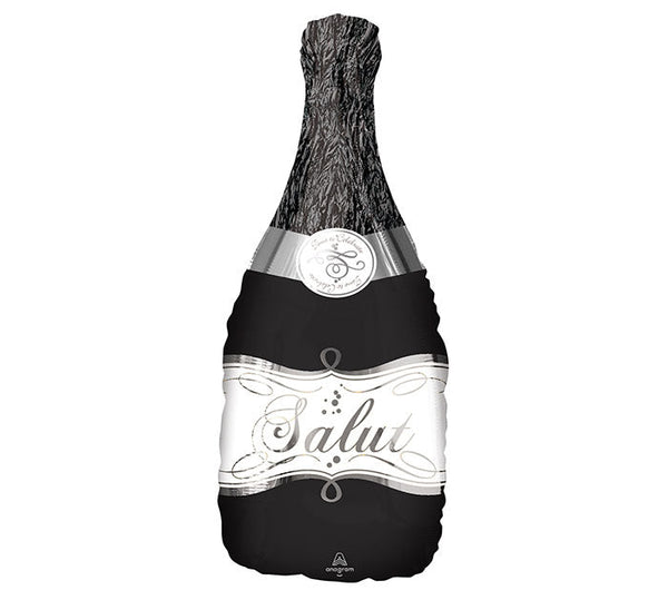 Bubbly Wine Bottle Black 3604601