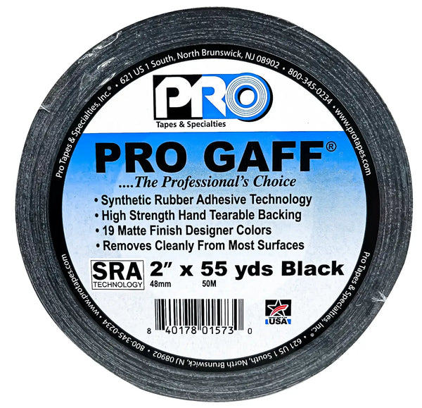 Pro GAFF 2" x 55 yds Black 015730