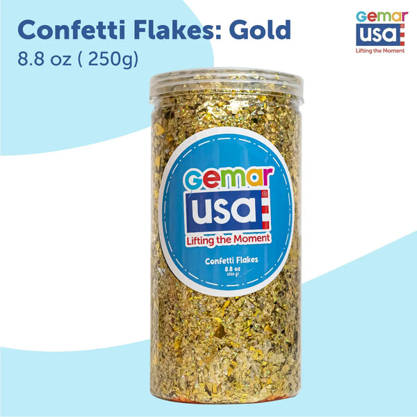 Confetti Jar Gold Foil Irregular 71007