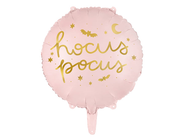 Foil balloon Hocus Pocus, 17.7in, pink