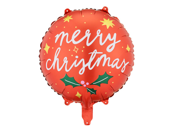 Foil balloon Merry Christmas, 17.7in, mix FB156