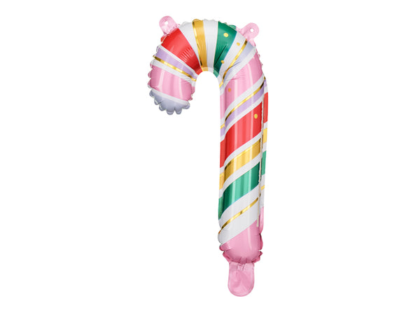 Foil balloon Candy cane, 7.3x13.8in, mix FB168