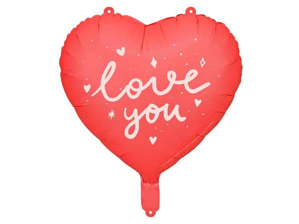 Foil balloon Heart ''I love you'', 17.7in, mix