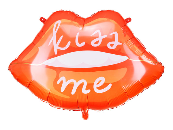 Foil balloon Lips, 34.0x25.6in, mix