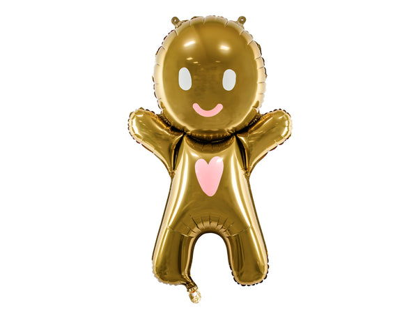 Foil Ballon Gingerbread Man, 26.4x38.2in, mix FB82