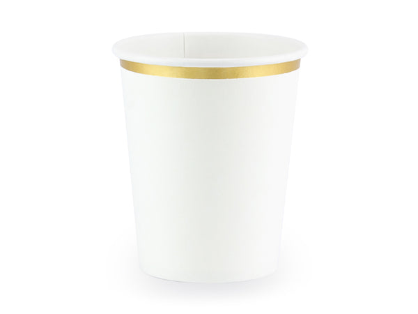 Cups, white, 8.8fl oz