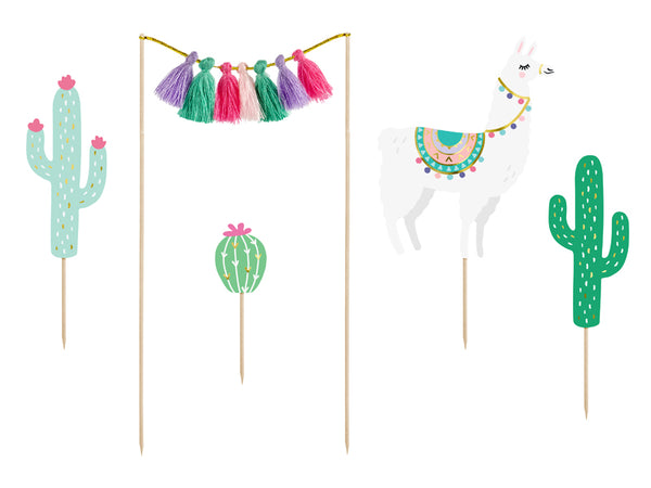 Cake toppers Llama, 3.6in