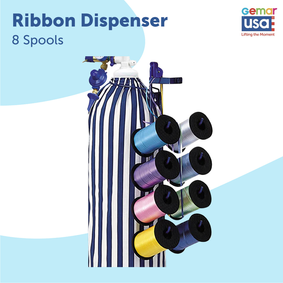 Ribbon Dispenser 8 Spools # Item 32121 - funnyballoonspr