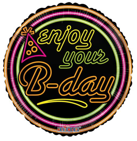 Enjoy Your B-Day Neon Gb 19598-18
