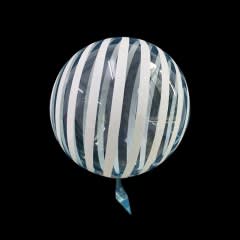 White Stripes on Blue Bubble 923776 - 18 in