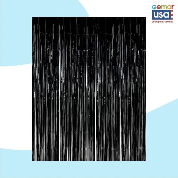 Black Party Curtain 36x96 inch 772350