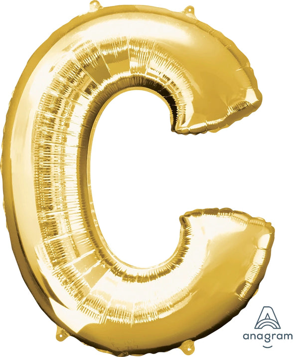 Gold C Giant Letter  3295101 - 34 in