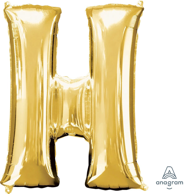 Gold H Giant Letter 3296101 - 34 in