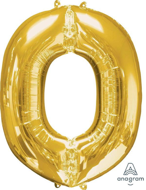 Gold O Giant Letter 3297601 - 34 in