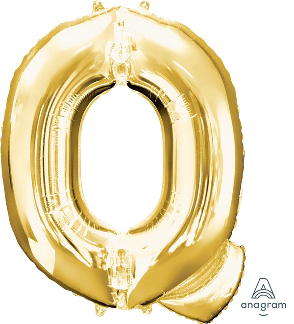 Gold Q Giant Letter 3298001 - 34 in