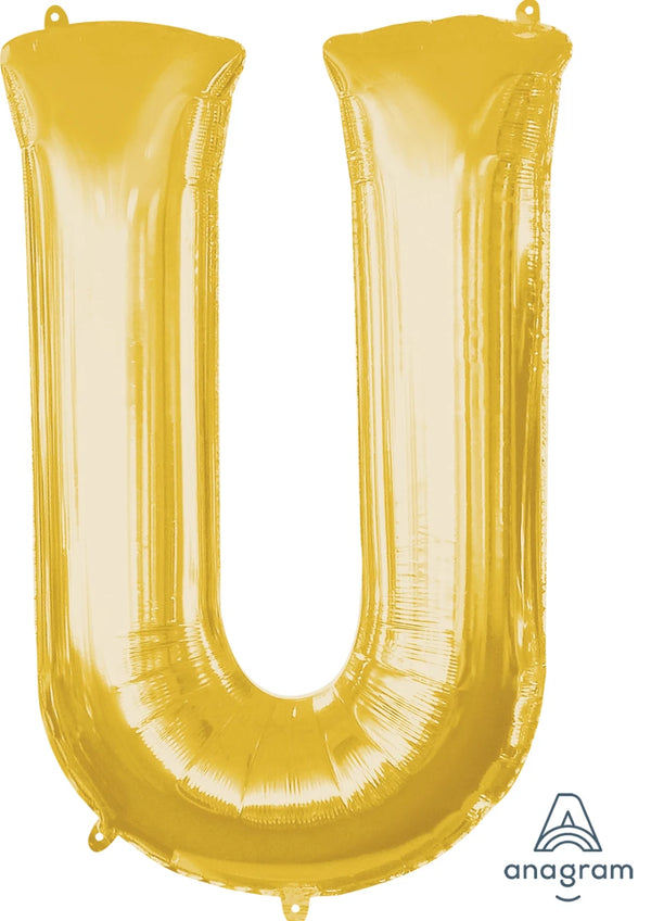 Gold U Giant Letter 3298801 - 34 in
