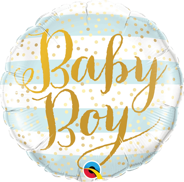 Baby Boy Stripes & Script 88001