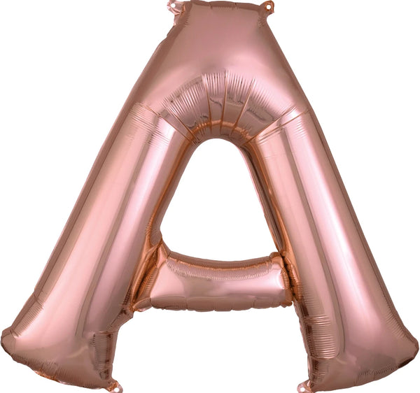 Rose Gold A Giant Letter 3656401 - 34 in