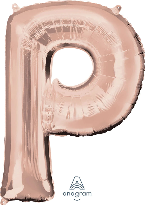 Rose Gold P Giant Letter 3657901 - 34 in