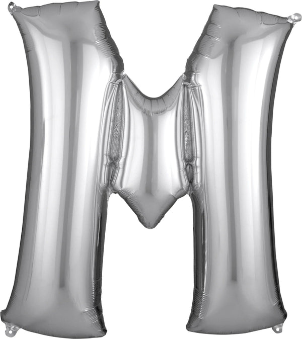 Silver M Giant Letter 3297101 - 34 in